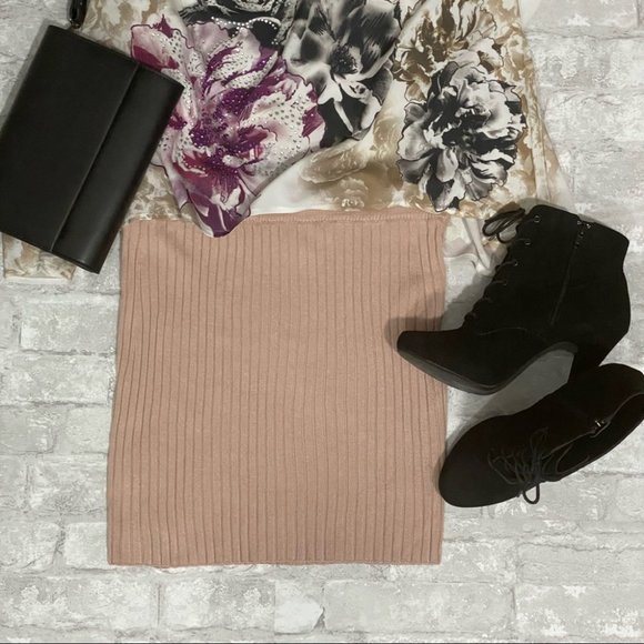 SOLD | Garage Cream Bodycon Mini Skirt - Picture 5 of 16